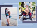 This child shoulder carrier swept my little ones off their feet